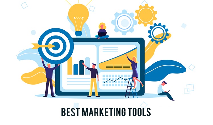 The inscription "Best marketing tools"