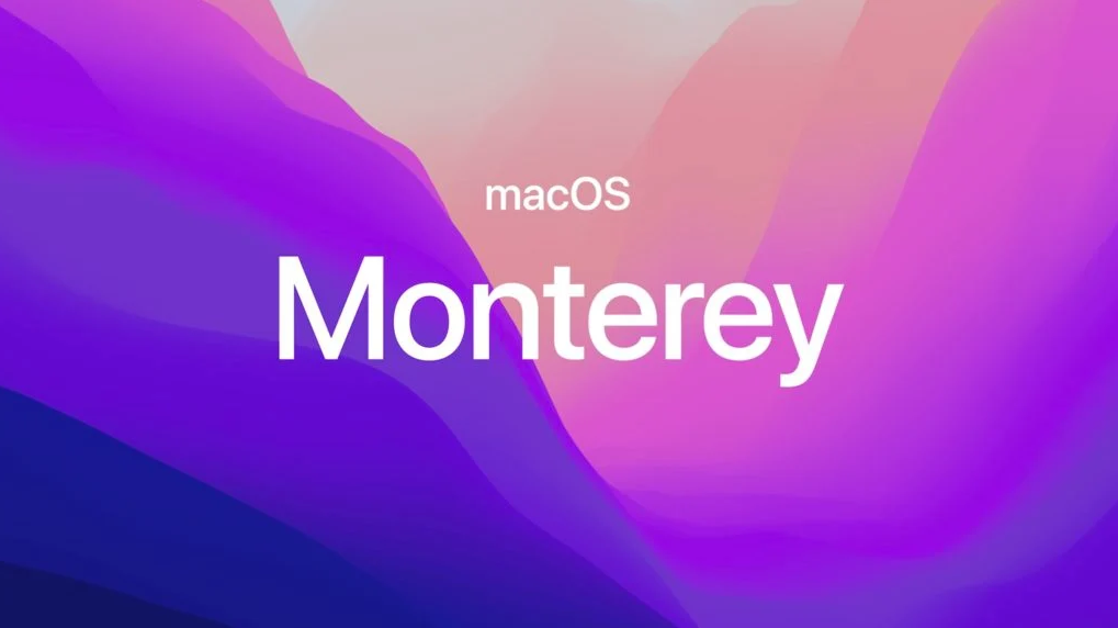 "MacOS Monterey" inscription